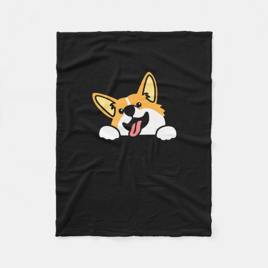 Couverture Polaire Corgi Funny Elements Of Hapness Corgi Dog Lover (Devant)