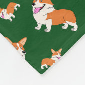 Couverture Polaire Corgi riant de Welshn (Coin)