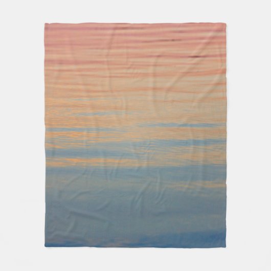 Couverture Polaire Corps d'eau sous l'heure d'or (Devant)