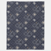 Couverture Polaire Correspondance bleue (Devant)