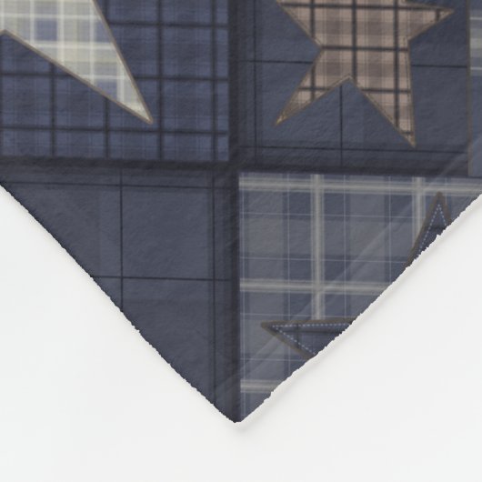 Couverture Polaire Correspondance bleue (Coin)