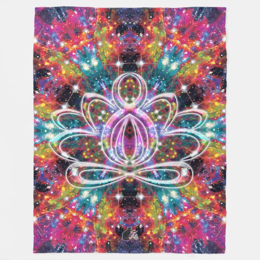 Couverture Polaire Coruscation Zen Lotus (Devant)