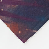 Couverture Polaire Cosmic Burst Abstract Splatter Art (Coin)