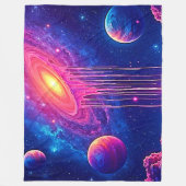 Couverture Polaire Cosmic Drip: Galaxy's Sweet Essence (Devant)