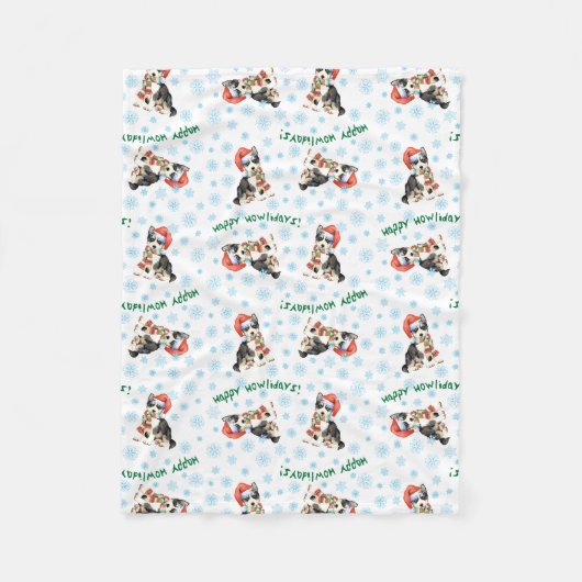 Couverture Polaire Costaud heureux de Howlidays (Devant)