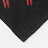 Couverture Polaire Costume de baguettes rouges cool (Coin)