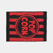 Couverture Polaire Costume de Carnaval Popcorn Chemise Funny Rouge Bl (Devant (Horizontal))