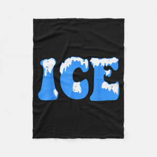 Couverture Polaire Costume de couple drôle de famille Ice Ice Baby po