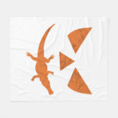 Couverture Polaire Costume de crocodile citrouille d'Halloween (Devant (Horizontal))