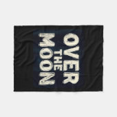 Couverture Polaire Costume de déclaration incroyable sur la lune (Devant (Horizontal))
