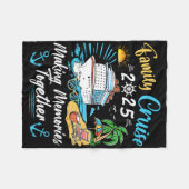 Couverture Polaire Costume de fête de croisière en famille Tee (Devant (Horizontal))