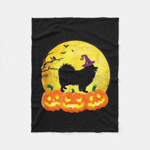 Couverture Polaire Costume de Halloween de pumpkin pour chien esquima