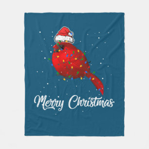 Couverture Polaire Costume de Noël Cardinal Bird Light Cardinal