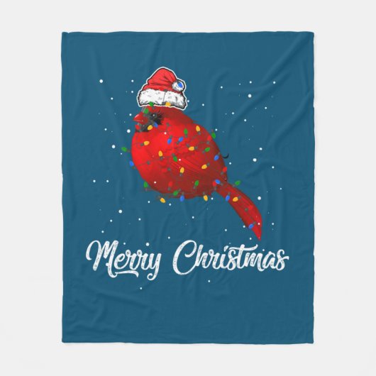Couverture Polaire Costume de Noël Cardinal Bird Light Cardinal (Devant)