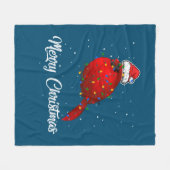 Couverture Polaire Costume de Noël Cardinal Bird Light Cardinal (Devant (Horizontal))