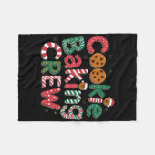 Couverture Polaire Costume de Noël Cookie King Crew (Devant (Horizontal))