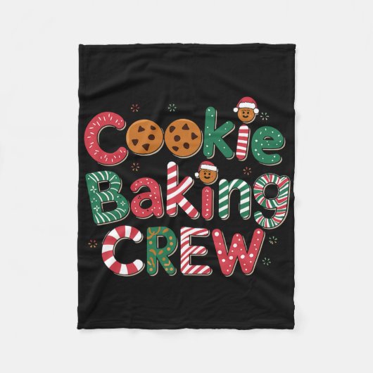 Couverture Polaire Costume de Noël Cookie King Crew (Devant)