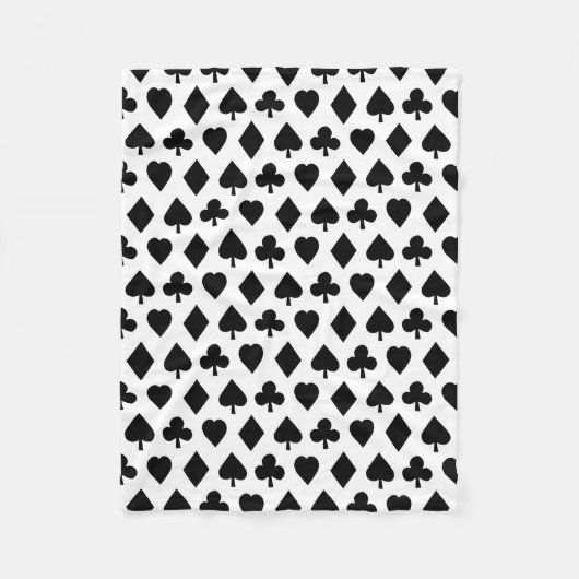 Couverture Polaire Costume de poker Motif COULEUR ARRIÈRE - PLAN PERS (Devant)