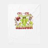 Couverture Polaire Costume De Softball éffrayant Drôle Halloween Tis (Devant)