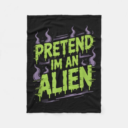 Couverture Polaire Costume d'extraterrestre (Devant)