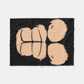 Couverture Polaire Costume d'Halloween Amusant Singe Gorille Costume  (Devant (Horizontal))