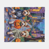 Couverture Polaire Costume d'Halloween de Biewer Terrier Trick ou Tri (Devant (Horizontal))
