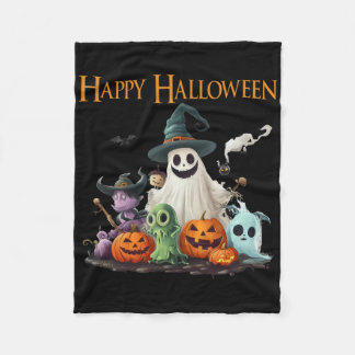 Couverture Polaire Costume d'Halloween éffrayant Ghost Halloween Happ