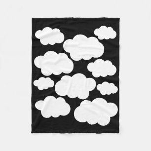 Couverture Polaire Costume d'Halloween Nuages blancs