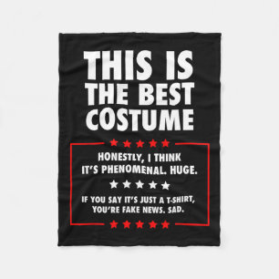 Couverture Polaire Costume d'Halloween Trump