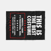 Couverture Polaire Costume d'Halloween Trump (Devant (Horizontal))