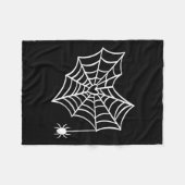 Couverture Polaire Costume Éffrayant Halloween Heart Spider Web (Devant (Horizontal))