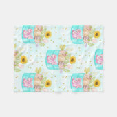 Couverture Polaire Costume lapin de Pâques (Devant (Horizontal))