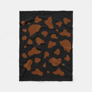 Couverture Polaire Costume Motif Poster de animal Brown Et Blanc H
