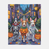 Couverture Polaire Costumes d'Halloween de Bull Terrier (Devant)