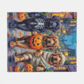 Couverture Polaire Costumes d'Halloween de Terre-Neuve-et-Labrador (Devant (Horizontal))