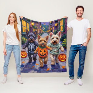 Couverture Polaire Costumes d'Halloween pour Skyes Terriers allant ch