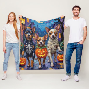 Couverture Polaire Costumes d'Halloween pour Trick-or-Treat de Chin J
