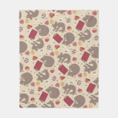 Couverture Polaire Cosy Amoureux des chats Collage (Devant)