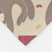 Couverture Polaire Cosy Amoureux des chats Collage (Coin)