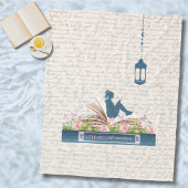 Couverture Polaire Cosy Bookworm Reading Nook Blanket