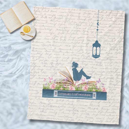 Couverture Polaire Cosy Bookworm Reading Nook Blanket