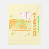 COUVERTURE POLAIRE COSY BUNNY AVEC JUS DE CARROT (Devant)