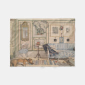 Couverture Polaire Cosy Corner (par Carl Larsson) (Devant (Horizontal))