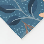 Couverture Polaire Cosy Couples Coeurs et Feuilles Rainforest (Coin)
