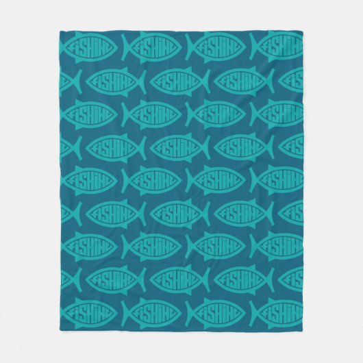 Couverture Polaire Cosy Fishing Fleece Blanket pour pêcheurs (Devant)