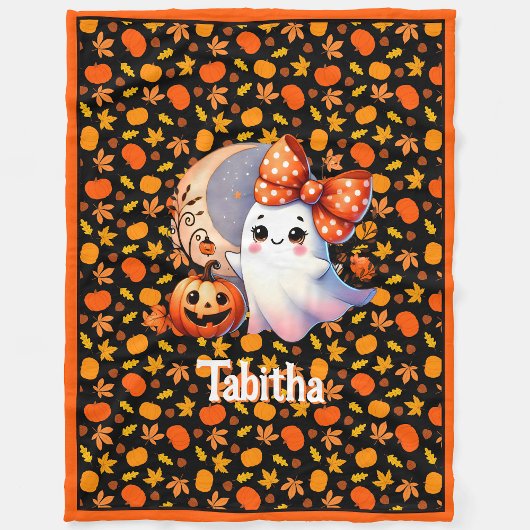 Couverture Polaire Cosy Halloween Baby Blanket Ajouter un nom mignon