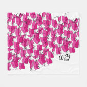 Couverture Polaire Cosy Oreiller Chien (Devant (Horizontal))