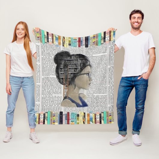 Couverture Polaire Cosy Reading Nook (En situation)