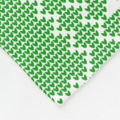 Couverture Polaire Cosy sapin de Noël affreux pull à damiers motif (Coin)