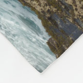 Couverture Polaire Côte rocheuse d'Aruba et océan bleu (Coin)